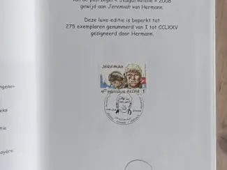 Genummerde / gesigneerde uitgaven Hermann  -   Post-Atoom   (met eerste dagstempel postzegel)