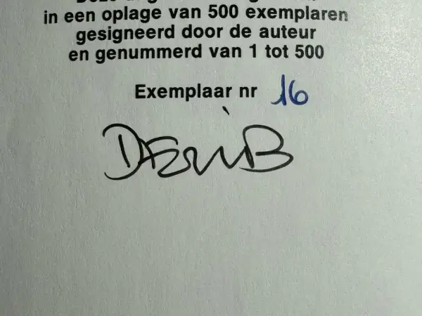 Genummerde / gesigneerde uitgaven Buddy Longway  - De wilde wind (1984)