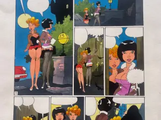 Erotiek ORIGINELE KLEUREN PAGINA DICK MATENA