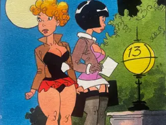 Erotiek ORIGINELE KLEUREN PAGINA DICK MATENA