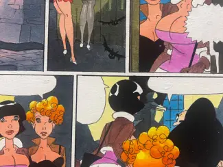 Erotiek ORIGINELE KLEUREN PAGINA DICK MATENA