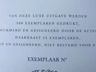 Speciale uitgaven (ongesigneerd) DE ZAAK FRANCIS BLAKE