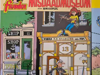 Genummerde / gesigneerde uitgaven Franka misdaad museum met potlood tekening Henk Kuijpers
