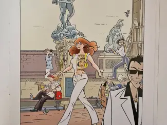 Franka Poster met handtekening Henk Kuijpers in potlood