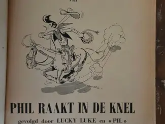 Lucky Luke en Phil IJzerdraad 1957