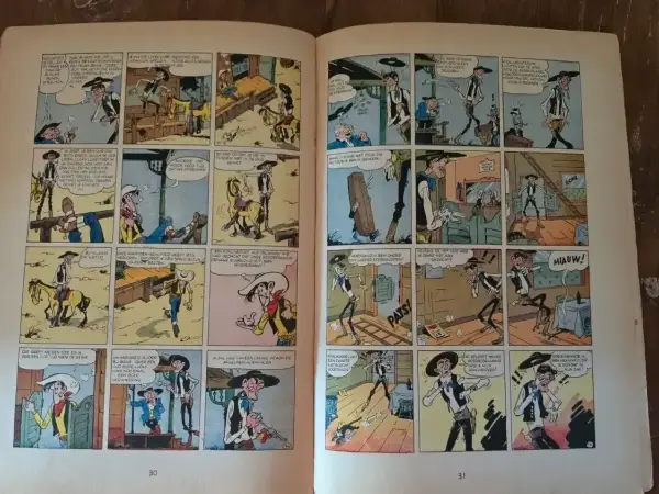 Lucky Luke en Phil IJzerdraad 1957