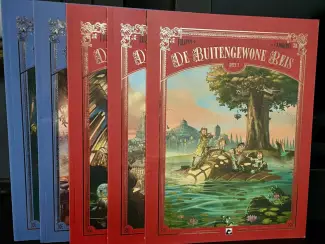 De Buitengewone Reis 1 t/m 5 – 1e druk – als nieuw (bijna com