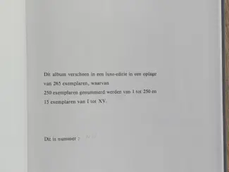 Genummerde / gesigneerde uitgaven De Zwarte hand - Het vervloekte moeras    Luxe HC