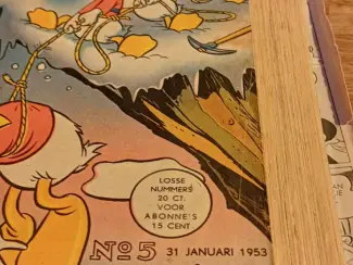 Bundelingen klassieke strips Gebundelde Donald Duck (Eerste druk 1952/1953)