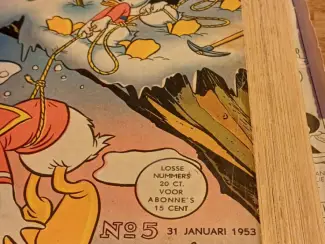 Bundelingen klassieke strips Gebundelde Donald Duck (Eerste druk 1952/1953)