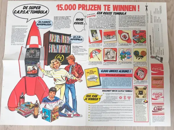 Overig de super capsa tombola 1986