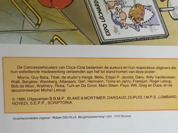 Overig de super capsa tombola 1986