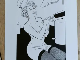 Genummerde / gesigneerde uitgaven De vrouwen van Alfred H.  Portfolio  (Dick Matena)