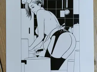 Genummerde / gesigneerde uitgaven De vrouwen van Alfred H.  Portfolio  (Dick Matena)