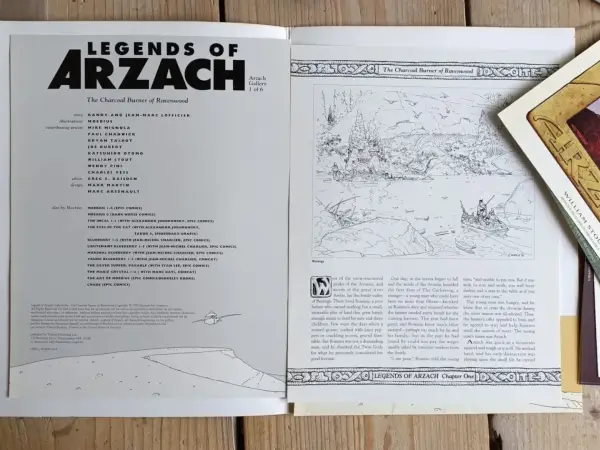 Complete reeksen Legends of Arzach
