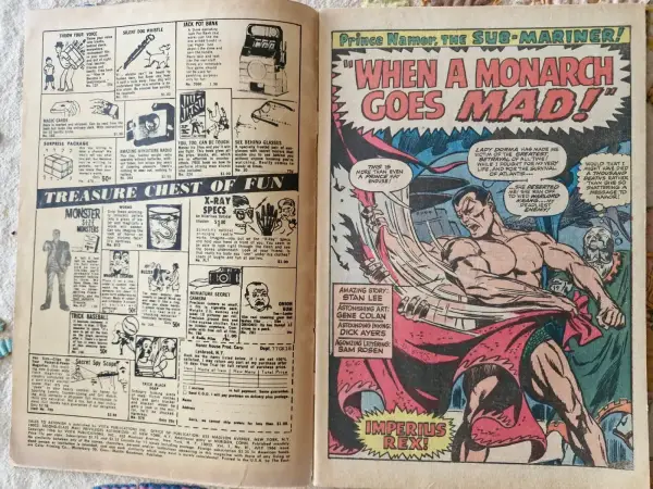 Marvel Comics Sub Mariner and the Incredible Hulk