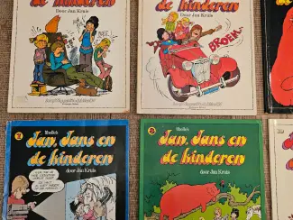15 stripboeken van Jan, Jans en de kinderen
