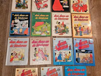 15 stripboeken van Jan, Jans en de kinderen