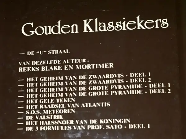 Complete reeksen Gouden Klassiekers Blake en Mortimer (Compleet)