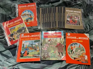Complete reeksen Bijna volledige rode reeks Suske en Wiske en extra's