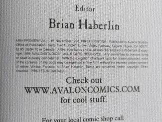Image Comics Aria Preview  Variant cover