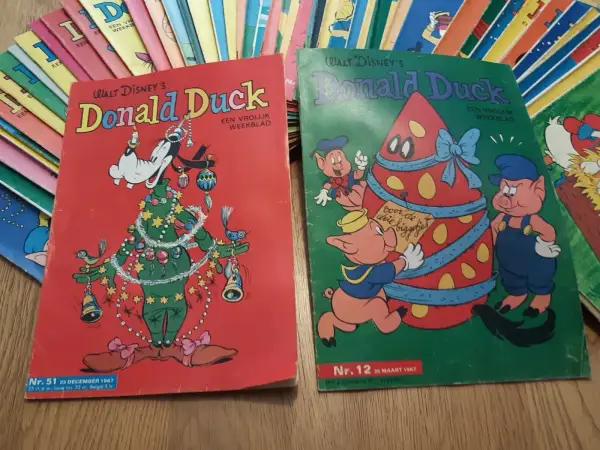Klassiekers Jaargang Donald Duck's 1967 met 2 inlegkaartjes: Lucky Luke -Pipo