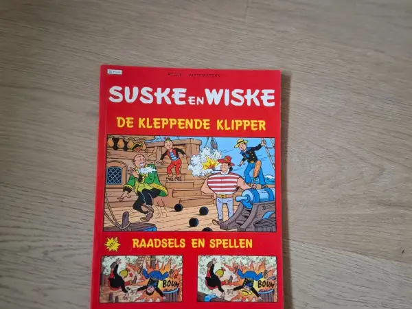 Suse en Wiske De kleppende klipper met raadsels en spellen