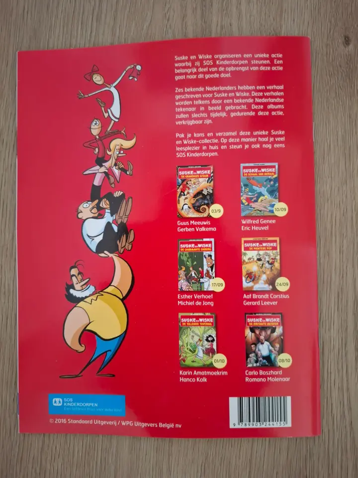 Suske en Wiske - uitgaven i.h.k.v. actie voor SOS Kinderdorpen