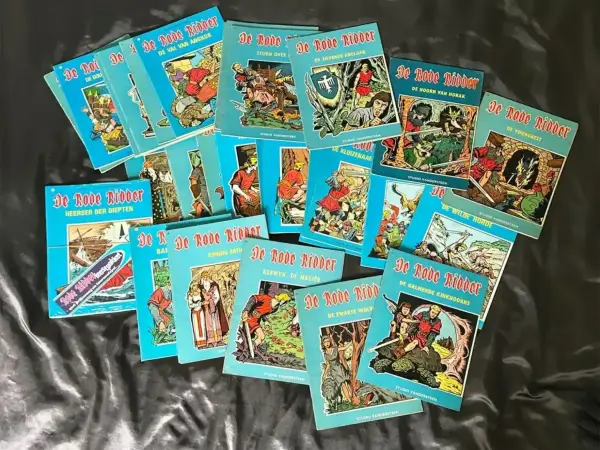 1e drukken SC De Rode Ridder reeks, deel 1 t/m 54 (Compleet)