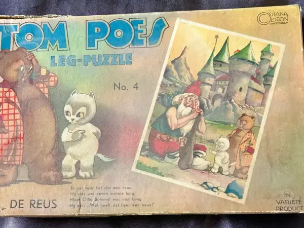 Puzzels Tom Poes / Olivier B. Bommel puzzels - 1941 (serie van 4 puzzels)
