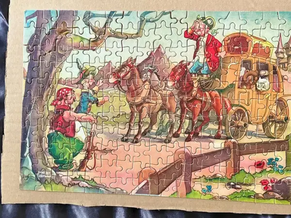 Puzzels Tom Poes / Olivier B. Bommel puzzels - 1941 (serie van 4 puzzels)