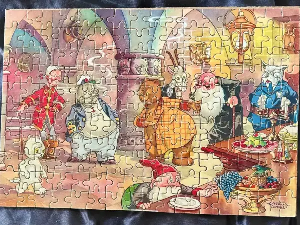 Puzzels Tom Poes / Olivier B. Bommel puzzels - 1941 (serie van 4 puzzels)