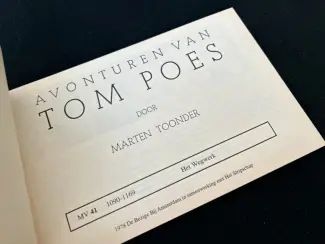 1e drukken SC Avonturen van Tom Poes - Het wegwerk (1e druk, 1978)