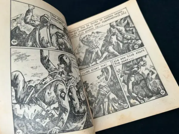 1e drukken SC Tom Wels Beeldverhaal - Mijnen des doods (1e druk, 1948)