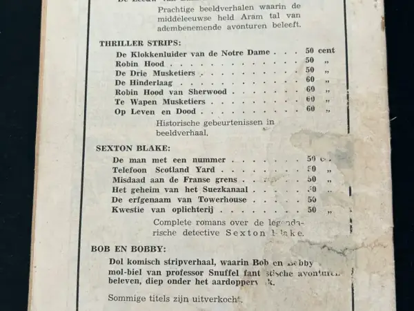 1e drukken SC Kit Carson - Het muilezel complot (1e druk, 1958)