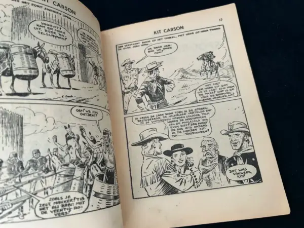 1e drukken SC Kit Carson - Het muilezel complot (1e druk, 1958)