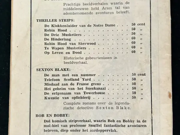1e drukken SC Kit Carson - Het mysterie van Wolvenkopeiland (1e druk, 1959)