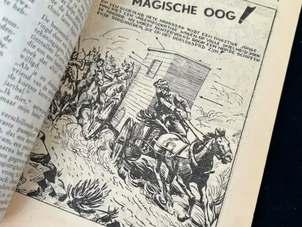 1e drukken SC Kit Carson - Het magische oog (1e druk, 1959)