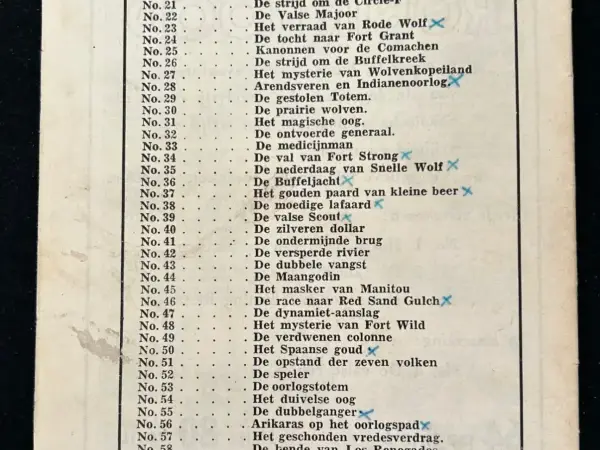 1e drukken SC Kit Carson - Het geheim van Grijze Vleugel (1e druk, 1963)