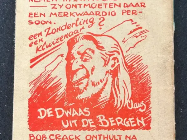 1e drukken SC Bob Crack - Verijdelde aanslag! (1e druk, 1948)