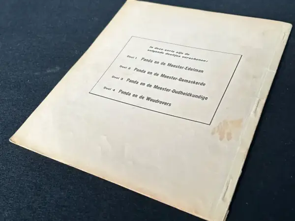 1e drukken SC Panda en de woudrovers (1e druk, 1953)