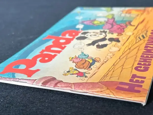 Tekststrips & Toonder Panda - Het geheimzinnige glas water (1e druk, 1972)
