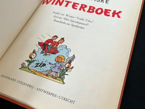 1e drukken HC Suske en Wiske - Winterboek 1974 (1e druk, 1974)