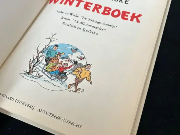 Belgisch & Vandersteen Suske en Wiske - Winterboek (1e druk, 1973)