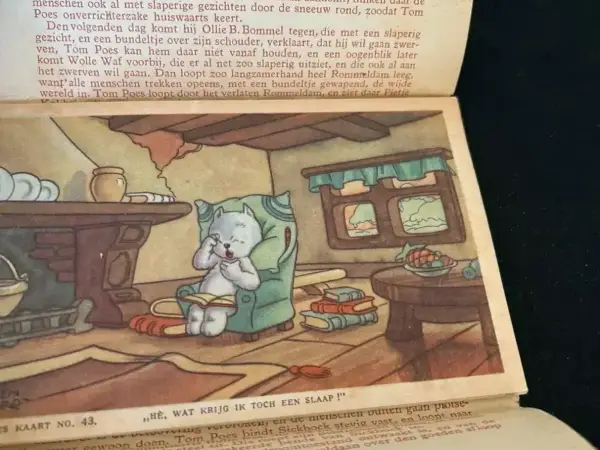 Tom Poes en de vreemde uitvinding (6 prentbriefkaarten, 1942)