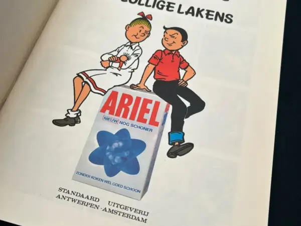 Reclame-albums Suske en Wiske - De lollige lakens (1e druk van heruitgave, 1982)