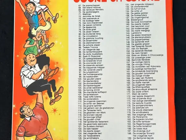 Reclame-albums Suske en Wiske - De lollige lakens (1e druk van heruitgave, 1982)