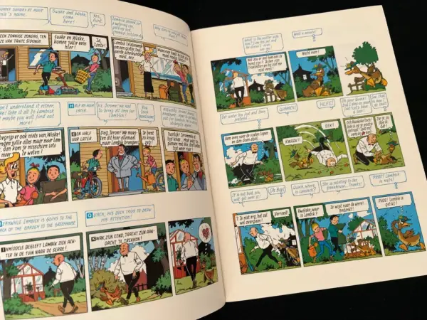Reclame-albums Suske en Wiske - De gouden bloem (1e druk van heruitgave, 1976)