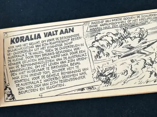 1e drukken SC Nick, de ruimtevaarder - Koralia valt aan (1e druk, 1961)