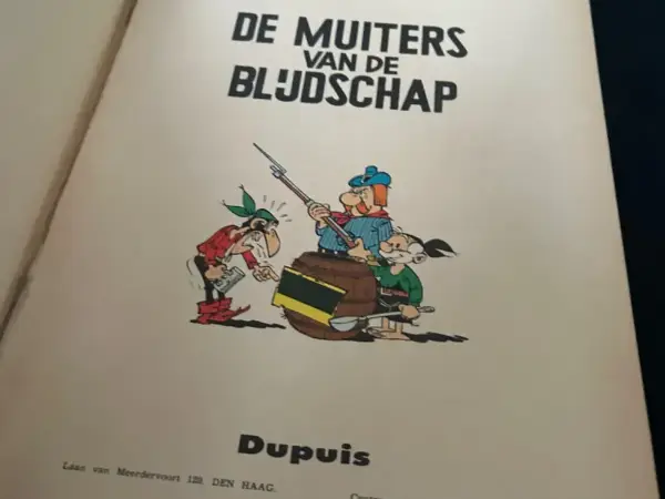 1e drukken SC De muiters van de Blijdschap (1e druk, 1962)